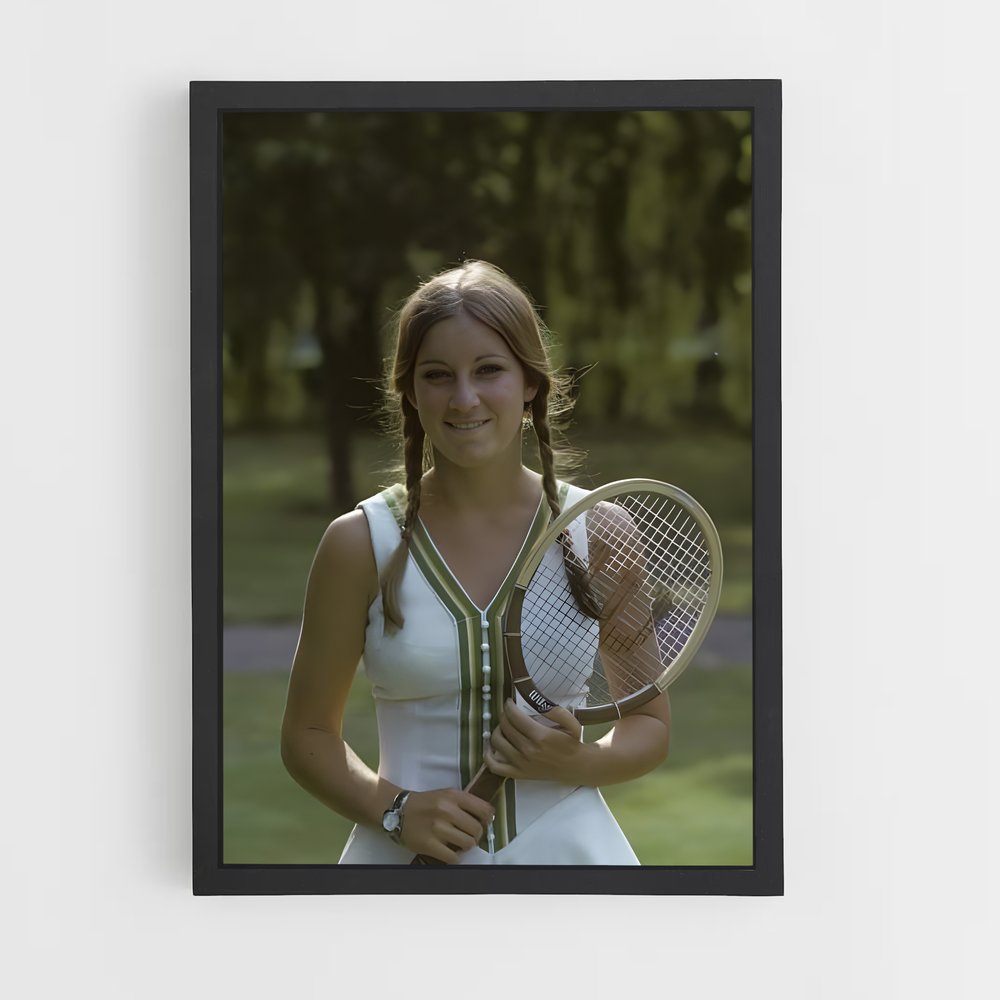 Poster Chris evert courts – affiche Tennis (vue 2)